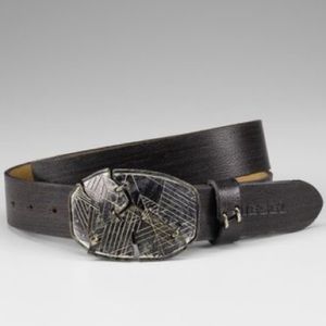 Men’s Diesel brown “Broken” belt